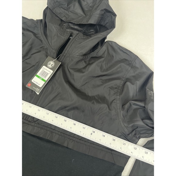 $60 Under Armour Sportstyle Anorak Jacket Pullover Men's Large Black 1311107-001 - Picture 3 of 4
